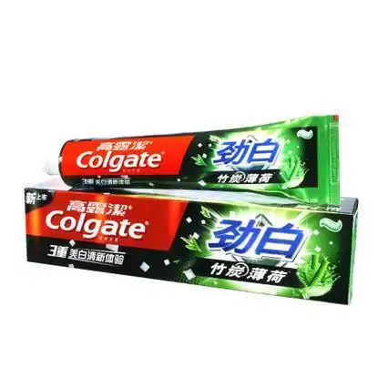180g高露洁劲白牙膏(竹炭薄荷)