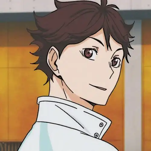 番剧:排球少年「第一季」 角色:及川彻 动漫男头Δ