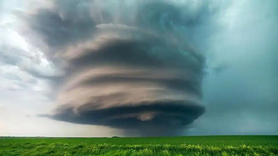 美国龙卷风之路景象壮观