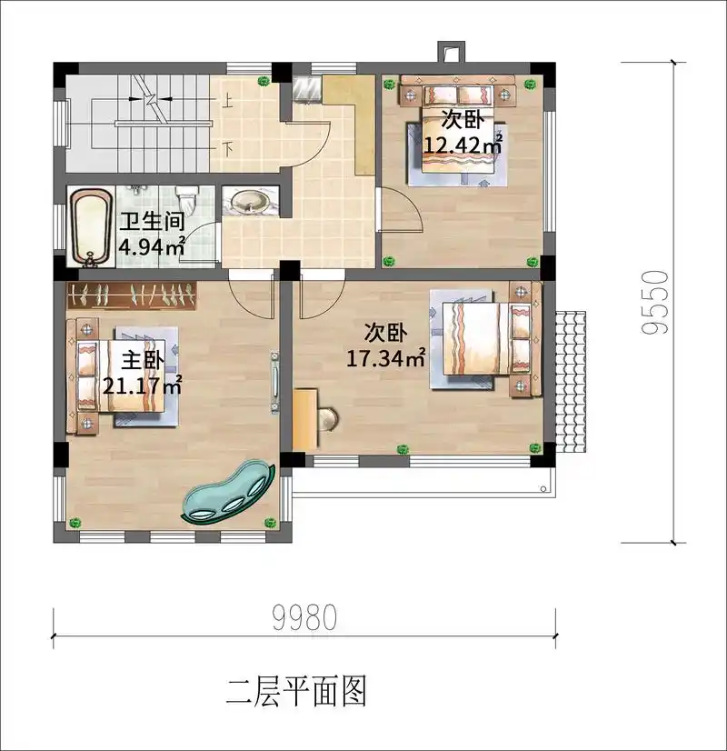 住宅不设计客厅会奇怪吗?来看这个80平住宅