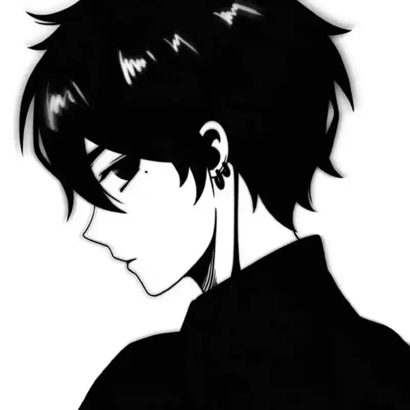 黑白动漫男生头像 晴天 阴天 下雨天你喜欢哪一个9715