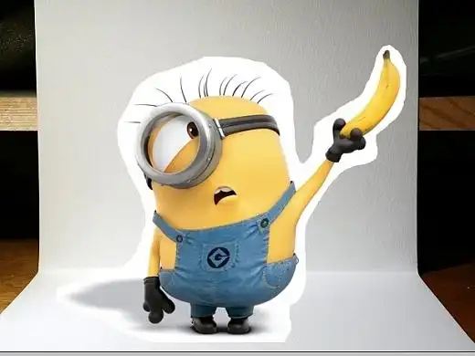 彩铅3d插画—小黄人(附教程)