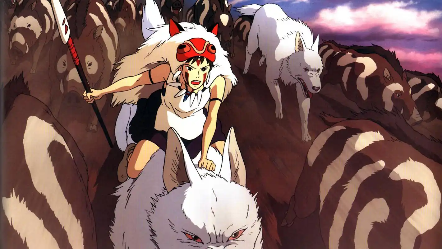 宫崎骏经典电影幽灵公主高清桌面壁纸下载