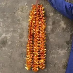 包邮串串金元宝锡箔折纸烧纸元宝纸家用一串45个