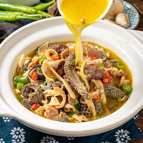 草原羊杂500g 金汤羊杂 滋补养生汤酒店餐饮半成品特色菜食材商用