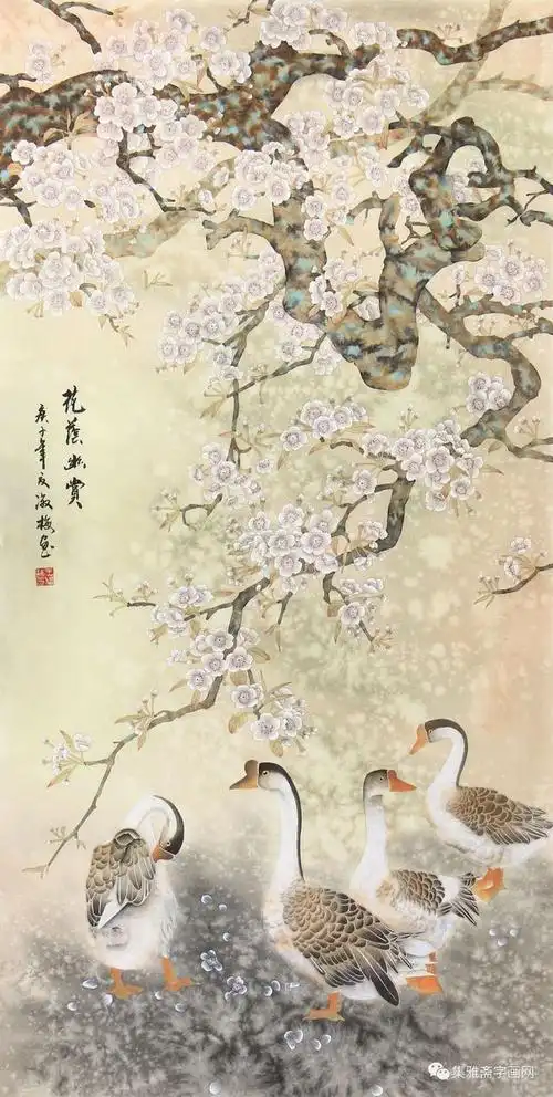 王淑梅的工笔花鸟画流露出一种清新,恬静的诗意,太美啦!