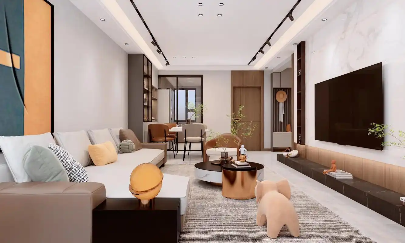 装修那点事～#设计分享 #客厅设计#现代简约风格 #设计日记 - 抖音