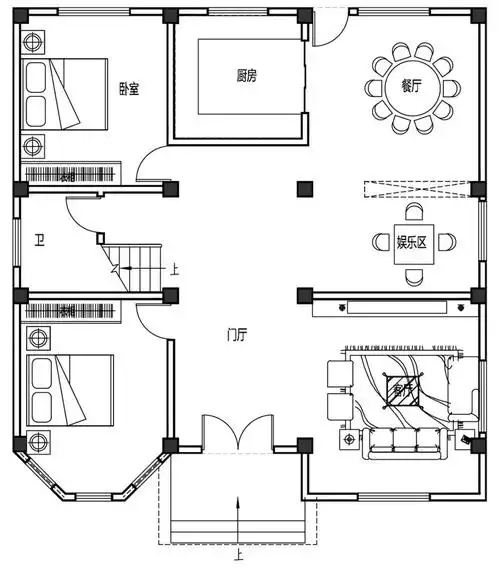 欧式四层别墅设计图平面图