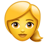下载emoji69女金发的高清图片素材