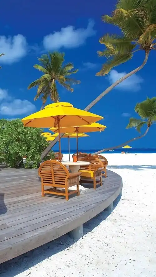 夏日海边度假风光