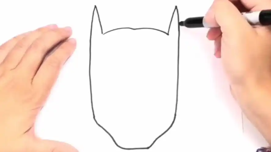 简笔画蝙蝠侠