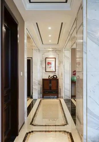 大户型法式风格过道装修设计图_齐家网装修效果图