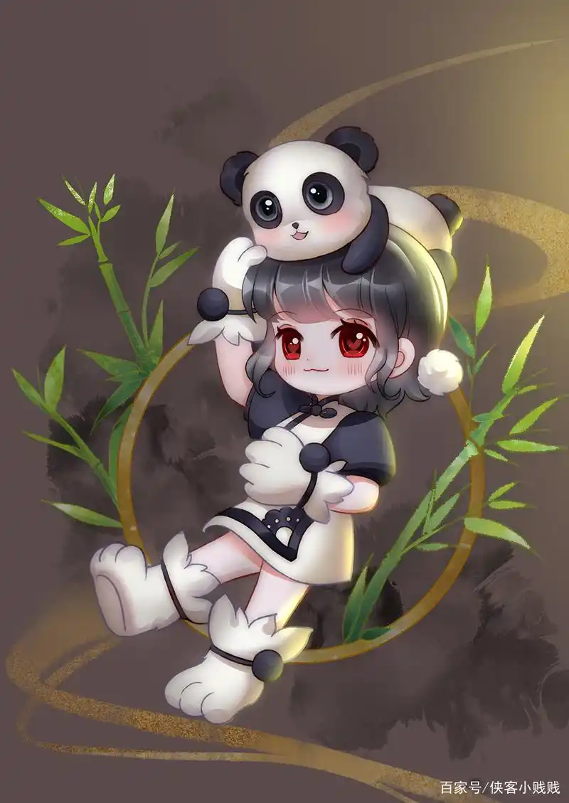 「插画」嗨!这是你的熊猫妹妹吗!