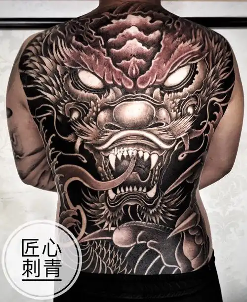 满背龙完成_纹身_满背纹身_美妆_彩妆