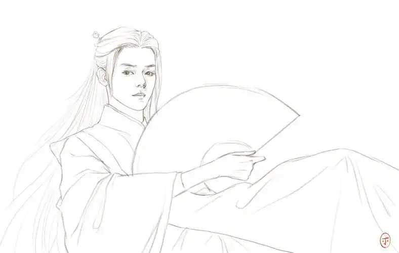 山河令 温客行(附线稿)