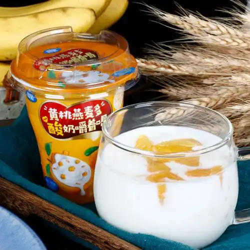 酸奶雪宝新鲜早餐儿童营养6杯180g燕麦黄桃低温奶