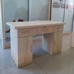 实木免漆板书桌家用1.2米学生写字桌简约现代办公书桌定做电脑桌