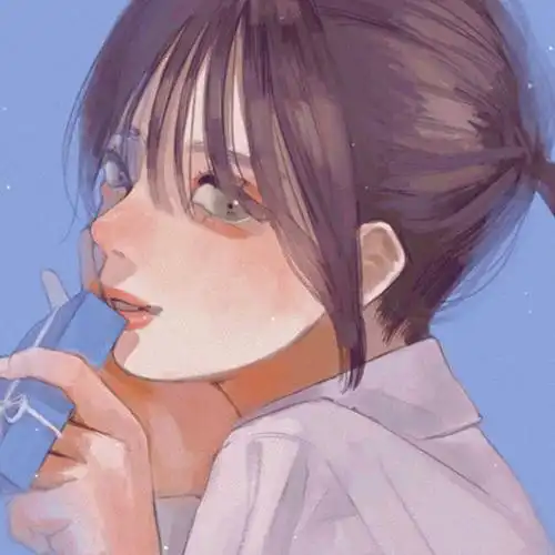 动漫插画女生头像