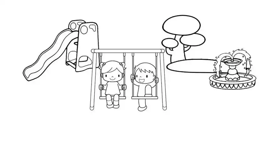 幼儿简笔画公园视频 简笔画图片大全-普车都