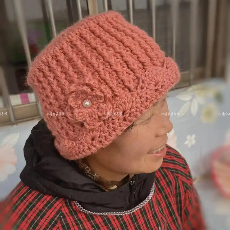 线材:用了一团半 钩针:4.0钩针  - 抖音