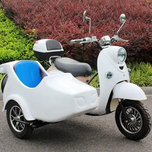 新款偏三轮车摩托车挎斗电动车踏板车助力车 小龟王(电机60v1000w)裸