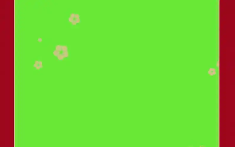 竖版2023新年拜年边框相框绿幕素材绿幕视频免费下载9