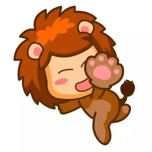 狮子座可爱头像 狮子座可爱头像卡通图片