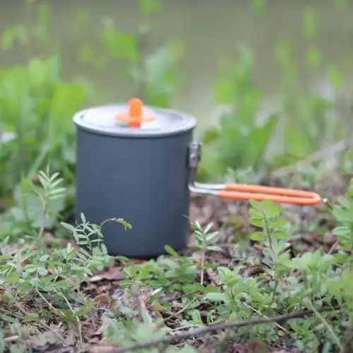 户外便携野营套锅单兵锅炊具套装组合徒步登山锅具套装野餐装备