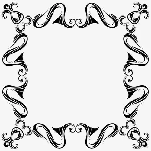 装饰图案矢量底纹花框花边底纹边框海报底纹花朵底纹蓝色底纹底纹边框