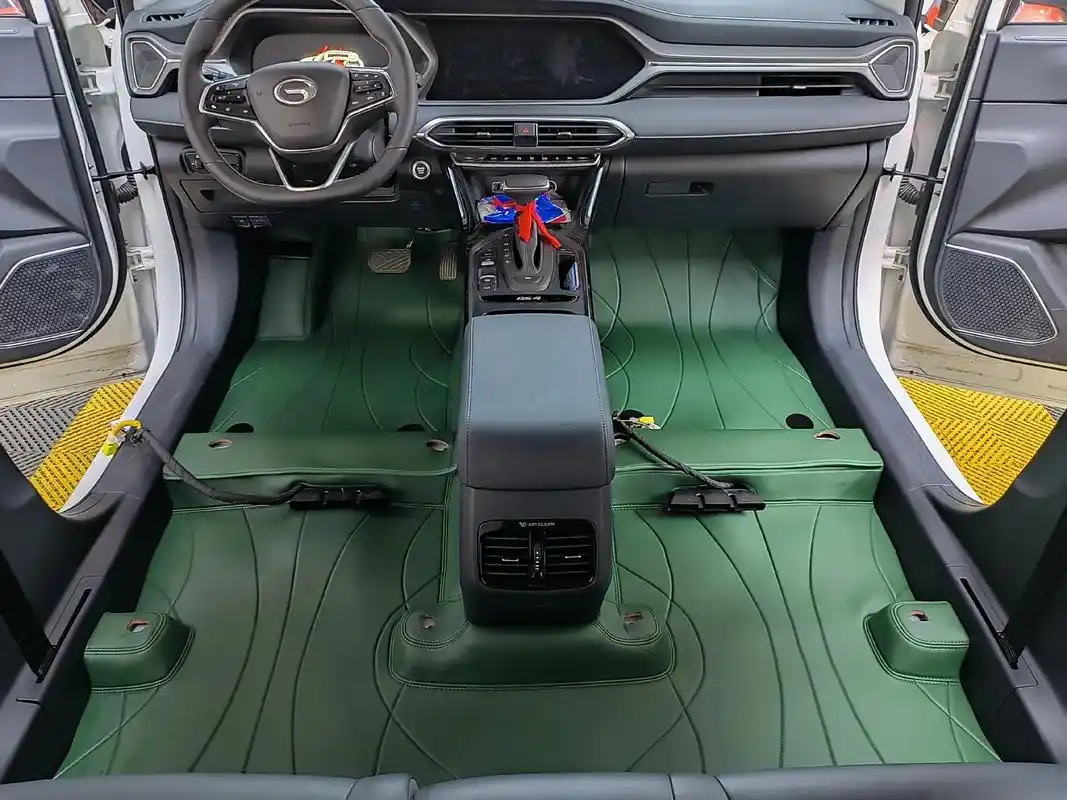 传祺gs4   极光绿搭配黑色内饰.原车线条风格塑形软包 n - 抖音