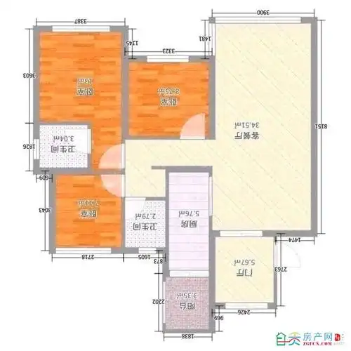 邦泰天著三期位置好,格局棒,随时入住-自贡市二手房出售-自贡房产网