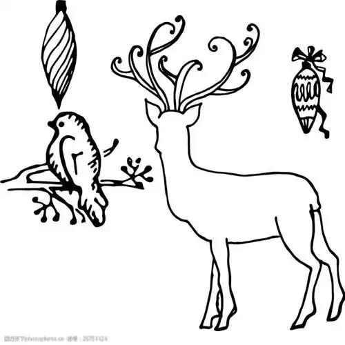 鹿的简笔画图片大全 鹿的简笔画图片大全简单唯美