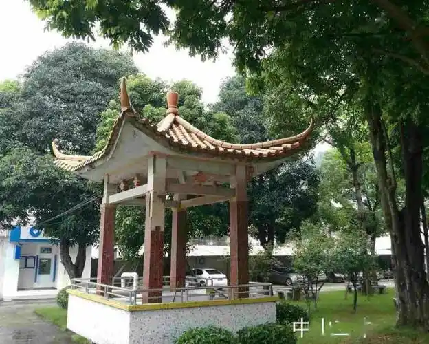 校道由老旧的水泥路最新航拍图中山市第二中学位于黄圃镇内,学校办学