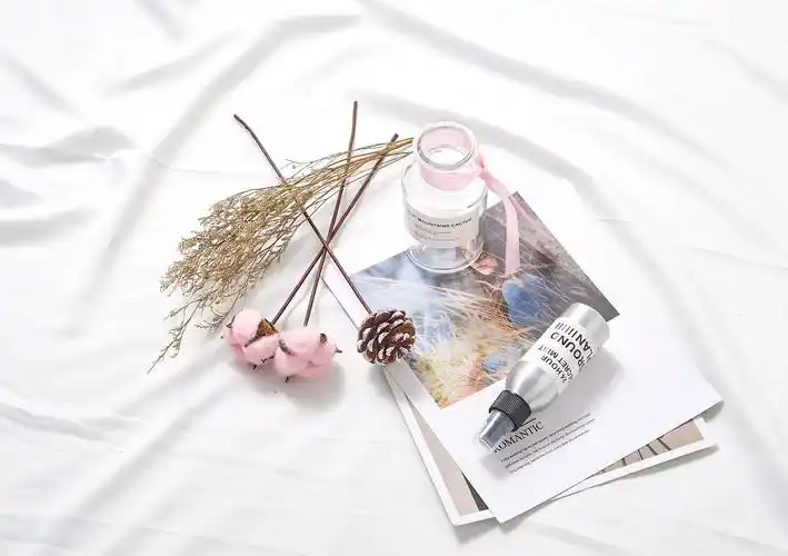 ins网红拍照摆件玻璃瓶干花道具北欧风麦穗干花