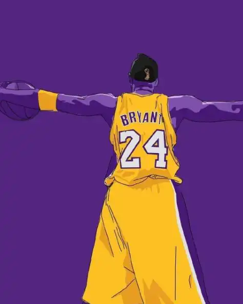 科比球衣简笔画