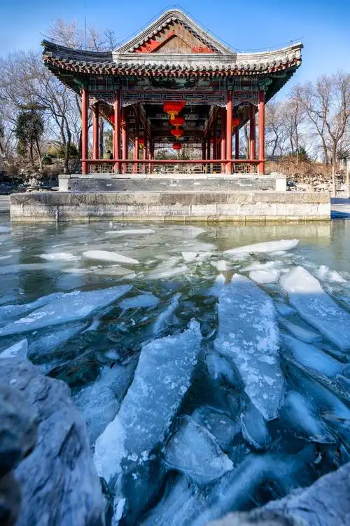 恭王府冰面