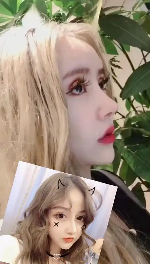 眼鼻脂,混血感十足哦,洋妞