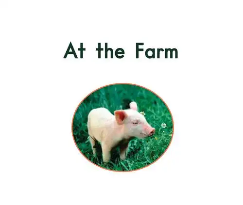 海尼曼绘本gk33《at the farm》