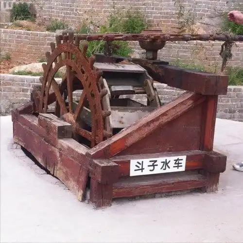 扇风的扇车耩地的耧运输的推车链子水车浇地的轳辘老马车木斗水车石磙