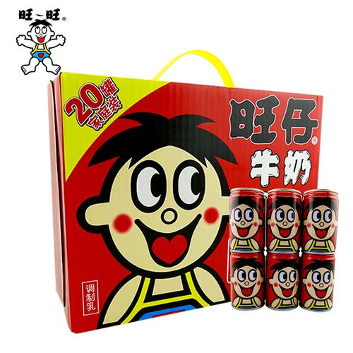 旺旺 旺仔牛奶2.9l(145ml×20罐)原味铁罐 整箱 儿童饮料饮品
