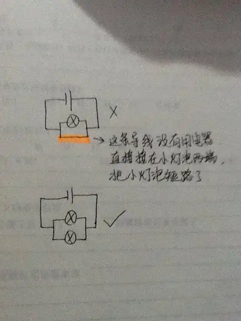 请问谁会电路图啊?给我讲讲短路是怎么回事