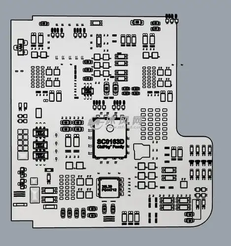 电路板三维设计模型