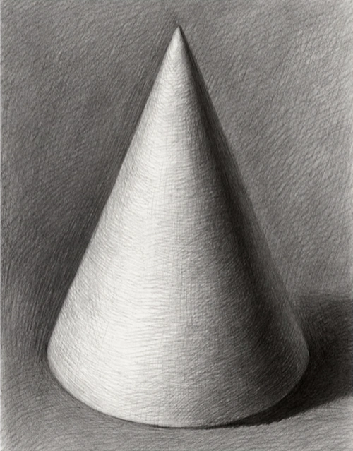 图南画室教学课丨讲解单个几何体(二)