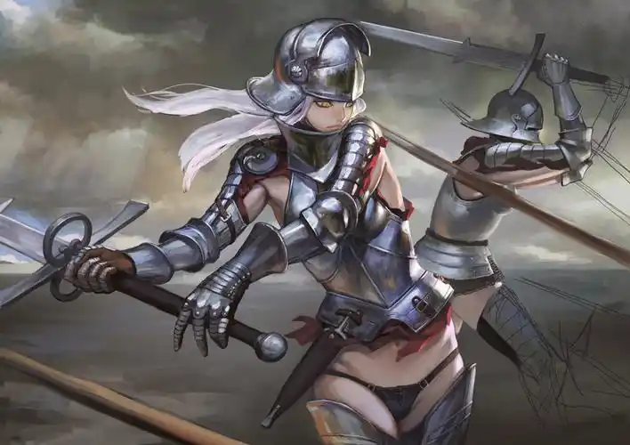 《铠甲少女》作画过程