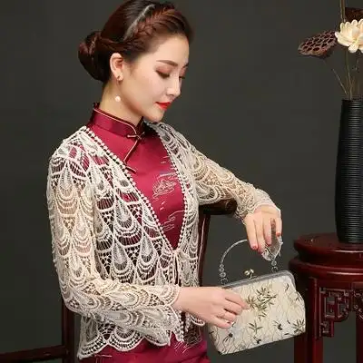 旗袍披肩女夏外搭长袖图片