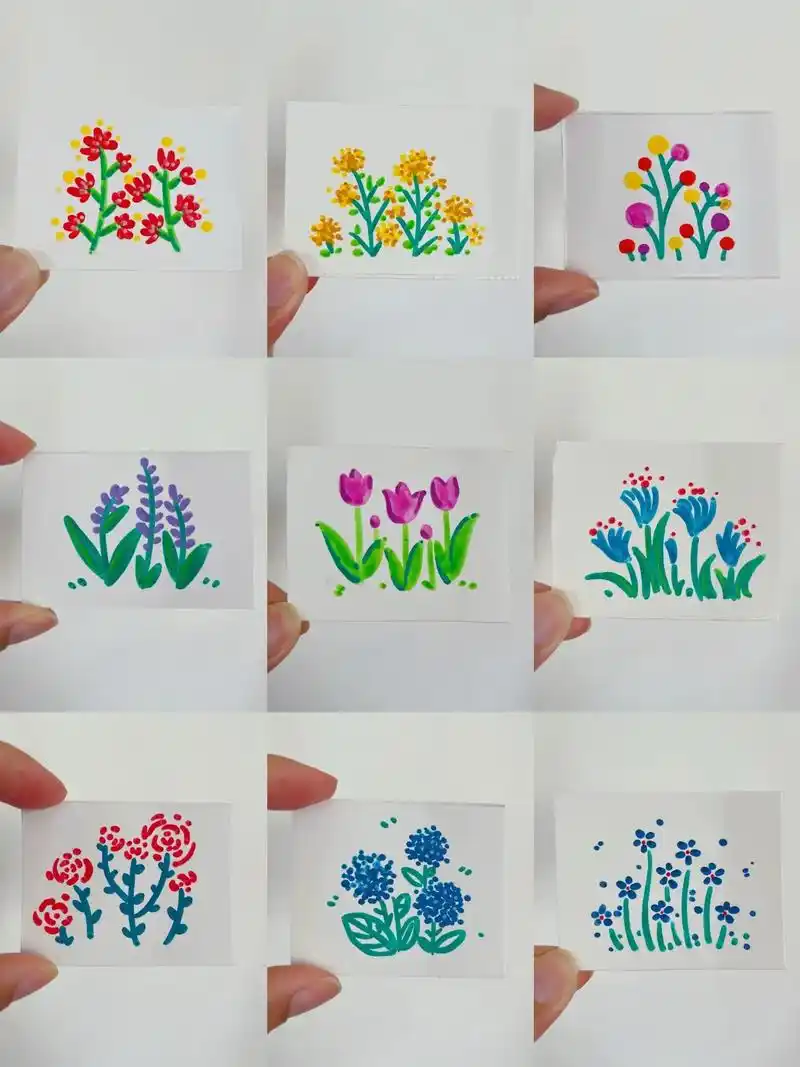 浪漫的日子7815一起画好看的小花花吧!