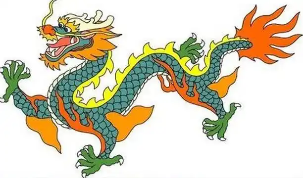 简笔画彩色龙欣赏