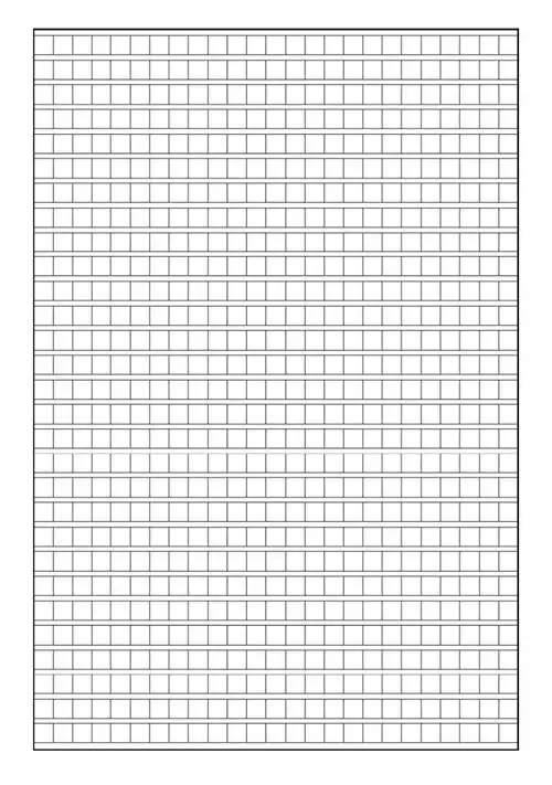 申论所用格子纸