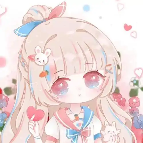 卡通头像:1124可爱少女心卡通头像
