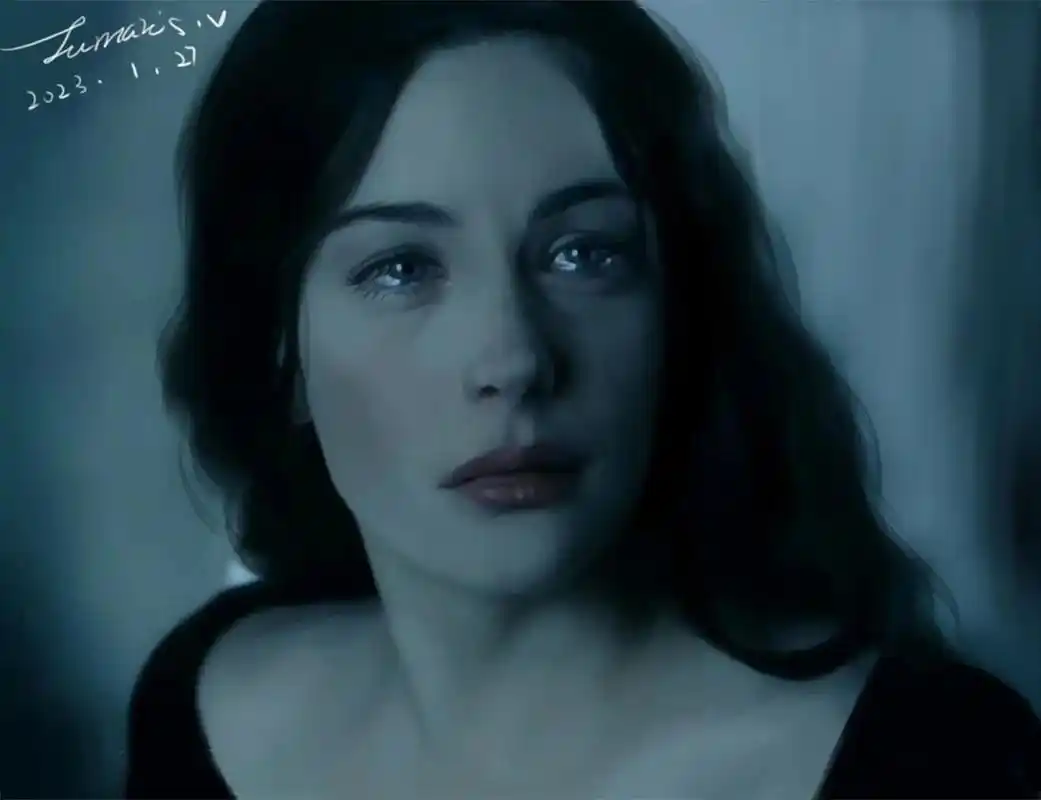 真的超爱指环王里的阿尔温arwen undómiel#厚涂练习